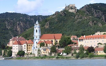 Dürnstein, Lower Austria along the Danube River.