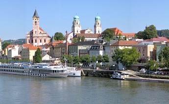 Altstadt in Passau, Lower Bavaria, Germany. CC:Aconcagua