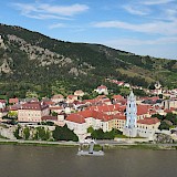 Dürnstein, Lower Austria along the Danube River. CC:Bwag