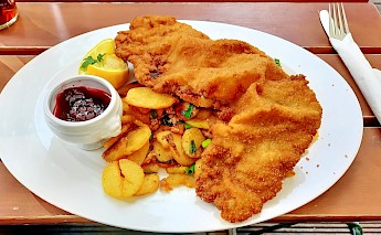 Schnitzel is a favorite here! Mark Konig@Unsplash