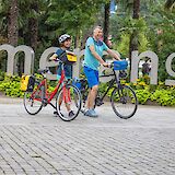 Pushing bikes through Merano, Innsbruck to Lake Garda. CC:TO