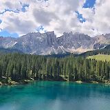 Trees around Lake Kalterersee, Italy. Unsplash:Holger Woizick