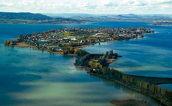 Reichenau Island on Lake Constance in Germany.