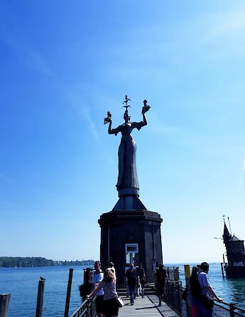 Statue on Lake Constance, Austria. Unsplash:Alex Muzenhardt
