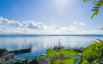 View from Meersburg, Germany. Unsplash:Georg Eiermann