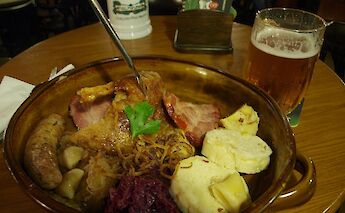 Traditional Bohemian Platter in Prague, Czech Republic. CC:Jip