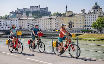 Cycling through Salzburg, Austria. CC:TO