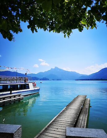 Lake Mondsee in Austria. Olga Mandel@Unsplash