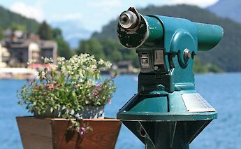 Telescope at Lake Wolfgangsee, Austria. Unsplash@Peter Schad