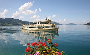 Ferry across the many lakes of Austria!