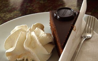 Real Sacher Torta at Hotel Sacher in Vienna, Austria. Paul Barker Hemings@Flickr