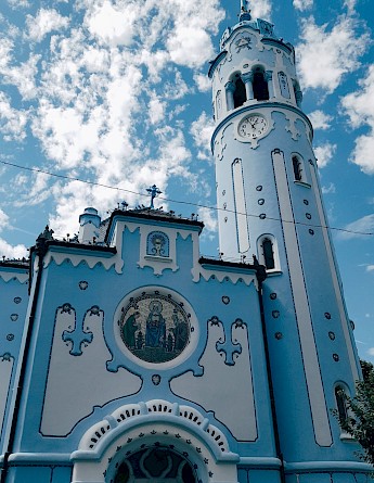 Blue Church in Bratislava, Slovakia. reiseuhude@Unsplash