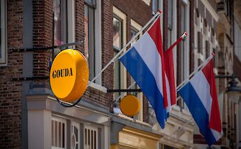 Cheese Shop in Gouda, South Holland.