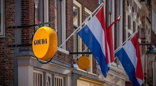 Cheese Shop in Gouda, South Holland.