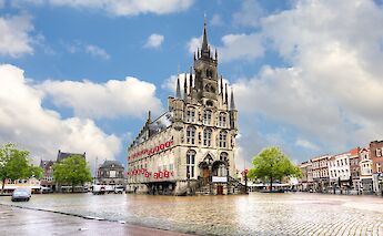 Town Hall in Gouda, South Holland.