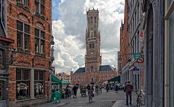 Belfry in Bruges in WestFlanders, Belgium. ©Hollandfotograaf