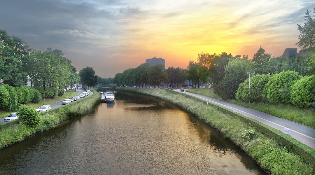 Lys River, Ghent, Belgium. CC:Graham Richter