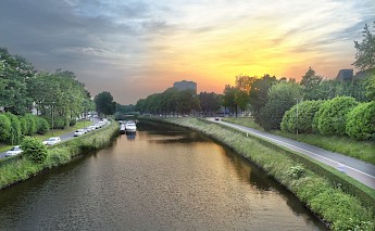 Lys River, Ghent, Belgium. CC:Graham Richter