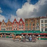 Grote Markt in Bruges, West Flanders, Belgium. ©Hollandfotograaf