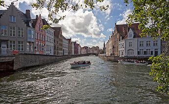 Canals throughout Bruges, West Flanders, Belgium. ©Hollandfotograaf