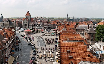 La Grand Place de Tournai, Belgium. CC:Stephane Martin