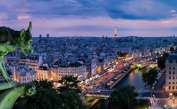 View of Paris, France from Notre Dame Cathedral. Pedro Lastra@Unsplash