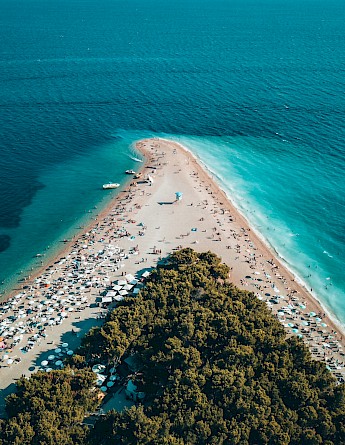 Bol, a town on the Croatian island of Brač. Oliver Jostrom@Unsplash