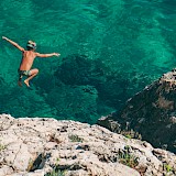 Swimming on Hvar Island, Croatia. Nikola Radoicic@Unsplash