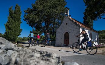 Šolta Island in Split-Dalmatia County, Croatia.