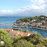 Šolta Island in Split-Dalmatia County, Croatia.