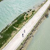 Cycling peaceful trails near the Adriatic coast. toFA