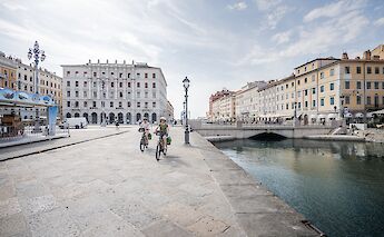 Cycling in Trieste, Italy. toFA