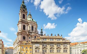 Church of St Nicolas in Prague, Czech Republic. CC:Radler59