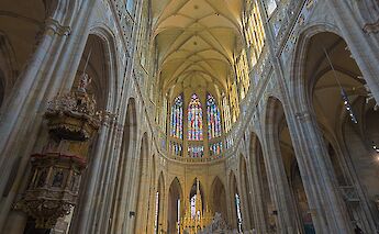 St Vitus Cathedral in Prague, Bohemia, Czech Republic. Miguel Mendez@Flickr