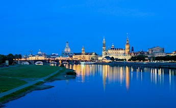 Elbe River in Dresden, Saxony, Germany. CC:Mylius