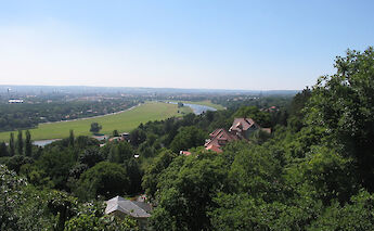 Elbe River Valley near Dresden, Germany. CC:Martinroell