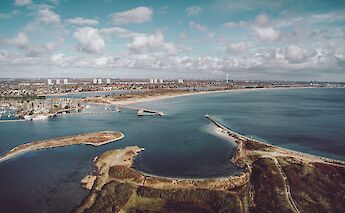 Ishøj from above, Denmark. Unsplash:Mads Eneqvist