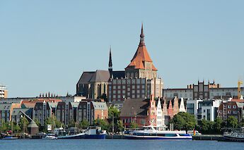 Altstadt & Marienkirche in Rostock, Germany. CC:An-d