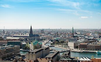 Skyline of Copenhagen, Denmark. Unsplash:Lindsay Martin