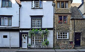 Biking in Oxford, Oxfordshire, England.