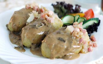 Cepelinai, a Lithuanian dish! CC:Jpatokal