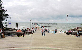 Palanga Pier in Lithuania. CC:Algirdas