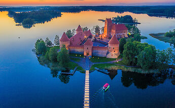 Trakai Island Castle in Lithuania. CC:BigHead