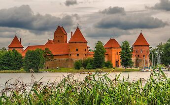 Trakai Island Castle in Lithuania. CC:Jerzy Strzelecki