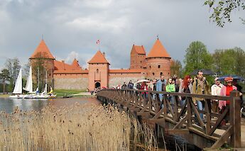 Trakai Island Castle in Lithuania. CC:Marcin Bialek