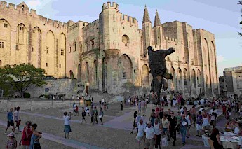 Palais des Papes, Avignon, France.