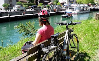 Along Rhone River Geneva Lyon Bike Tour