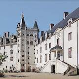 Nantes, France. Cc:Cour intérieure du château des ducs de Bretagne (Nantes)