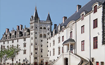 Nantes, France. Cc:Cour intérieure du château des ducs de Bretagne (Nantes)