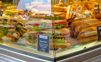Baguettes in Beaune, France. Dr Bob Hall@Flickr